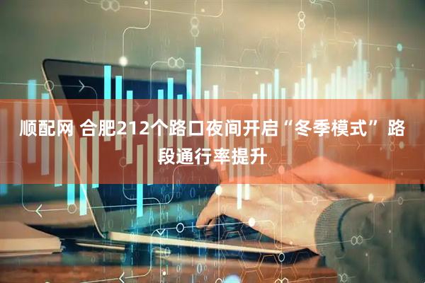 顺配网 合肥212个路口夜间开启“冬季模式” 路段通行率提升