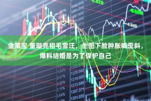 金策宝 董璇亮相毛雪汪，生图下脸肿胀嘴歪斜，爆料结婚是为了保护自己
